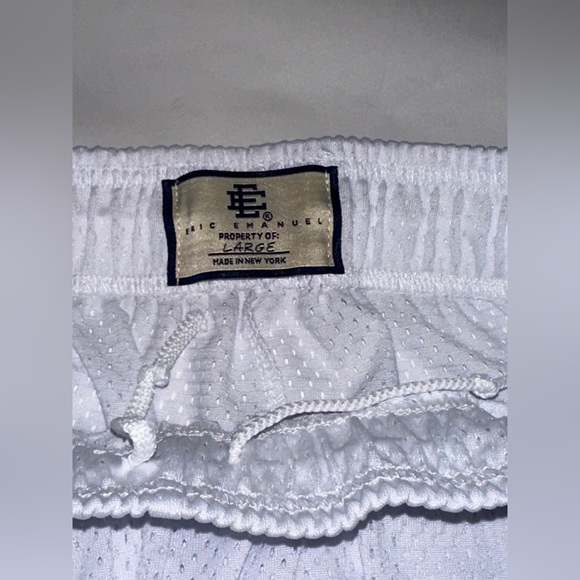 Eric Emanuel EE Basic Short (SS24) White / Navy BRAND NEW - Picture 5 of 5